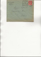SENS - LETTRE AFFRANCHIE N° 199 - OBLITERATION DAGUIN ""  SES MONUMENTS / SES MUSEES ANNEE 1930 - Mechanical Postmarks (Other)