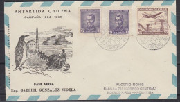 Chile Base Aerea Gabriel Gonzalez Videla Cover Ca 9 JAN 1965 (59874) - Basi Scientifiche
