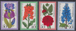Berlin Mi.Nr.524-527 - Wohlfahrt - Gartenblumen - Unused Stamps