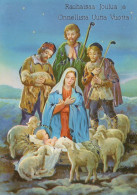 Vergine Maria Madonna Gesù Bambino Natale Religione Vintage Cartolina CPSM #PBB809.A - Virgen Maria Y Las Madonnas