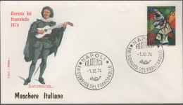 ITALIA - ITALIE - ITALY - 1974 - 16ª Giornata Del Francobollo - Scaramuccia - FDC Roma - FDC