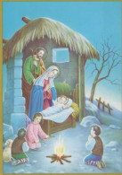 Virgen Mary Madonna Baby JESUS Christmas Religion Vintage Postcard CPSM #PBB737.A - Virgen Mary & Madonnas