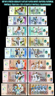 UEFA European Football Championship 2024 Qualified Country Slovenia  8 Pieces Germany Fantasy Paper Money - [15] Commemoratives & Special Issues