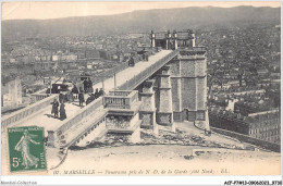 ACFP7-13-0583 - MARSEILLE - Panorama Prise De N D De La Garde  - Notre-Dame De La Garde, Lift En De Heilige Maagd