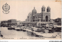 ACFP5-13-0420 - MARSEILLE - La Cathédrale Et Quais De La Joliette  - Joliette, Hafenzone