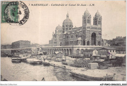 ACFP5-13-0414 - MARSEILLE - La Cathédrale Et Canal Saint Jean  - Joliette, Zone Portuaire
