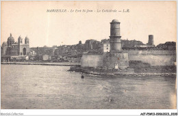 ACFP5-13-0417 - MARSEILLE - La Cathédrale - Le Fort St Jean  - Joliette