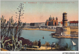 ACFP5-13-0390 - MARSEILLE - La Cathedrale Et Le Fort Saint Jean  - Non Classés