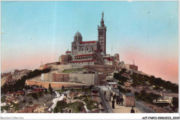 ACFP4-13-0364 - MARSEILLE - Basilique De N D De La Garde  - Notre-Dame De La Garde, Aufzug Und Marienfigur