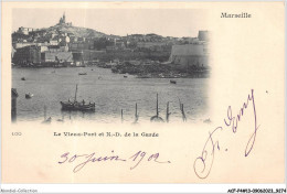 ACFP4-13-0354 - MARSEILLE - Le Vieux Port Et N D De La Garde  - Old Port, Saint Victor, Le Panier