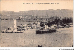 ACFP4-13-0336 - MARSEILLE - Courrier Sortant Du Port  - Vieux Port, Saint Victor, Le Panier