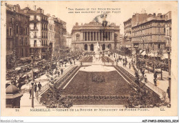 ACFP4-13-0324 - MARSEILLE - Square De La Bourse Et Monument De Pierre Puget - Monumenti