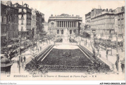 ACFP4-13-0317 - MARSEILLE - Square De La Bourse Et Monument De Pierre Puget - Sonstige Sehenswürdigkeiten