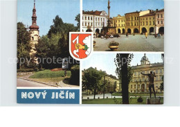72582592 Novy Jicin Neutitschein Kirche Platz Brunnen Gebaeude Statue  - Tchéquie