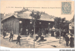 ACFP3-13-0220 - MARSEILLE - Maison De Repos Annam  - Mostre Coloniali 1906 – 1922