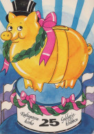 PIGS Tier Vintage Ansichtskarte Postkarte CPSM #PBR743.A - Cerdos