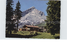 72582522 Garmisch-Partenkirchen Kreuzalm Gegen Alpspitze Huber Karte Nr 8158 Gar - Garmisch-Partenkirchen