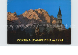 72582512 Cortina D Ampezzo Chiesa Monte Cristallo Cortina D Ampezzo - Autres & Non Classés