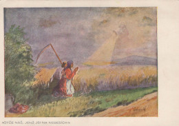 MALEREI SAINTS Christentum Religion Vintage Ansichtskarte Postkarte CPSM #PBQ327.A - Pinturas, Vidrieras Y Estatuas
