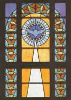 VETRI MACCHIATI Cristianesimo Religione Vintage Cartolina CPSM #PBQ215.A - Schilderijen, Gebrandschilderd Glas En Beeldjes
