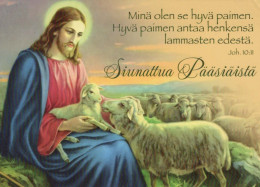JESUS CHRISTUS Religion Vintage Ansichtskarte Postkarte CPSM #PBQ032.A - Jezus