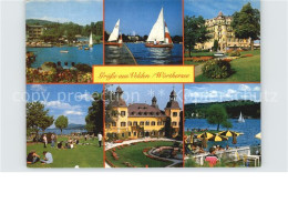 72582478 Velden Woerther See Schlosshotel Carintha Hotel Promenade Segelboot Lie - Sonstige & Ohne Zuordnung