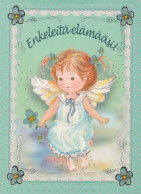 ANGE Noël Vintage Carte Postale CPSM #PBP610.A - Engelen