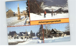 72582439 Johanngeorgenstadt Postmeilensaeule Skilift OT Steinbach Gasthaus Sausc - Johanngeorgenstadt