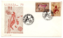 Carta Con  Matasellos Conmemorativo De Oviedo De 1975 - Briefe U. Dokumente