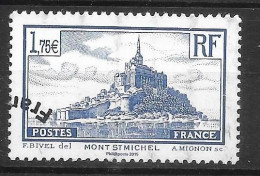 Les Trésors De La Philatélie 2015 - Feuille 5 - Mont Saint-Michel- 1,75 Blau - Used Stamps