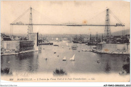 ACFP9-13-0775 - MARSEILLE - L'entrée Du Pont Transbordeur Et Le Vieux Port  - Old Port, Saint Victor, Le Panier