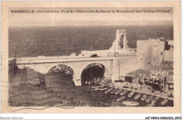 ACFP8-13-0707 - MARSEILLE - La Corniche - Pont Du Vallon Des Auffes Et Monument Des Poilus D'orient - Endoume, Roucas, Corniche, Beaches