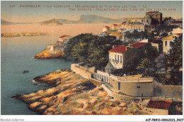 ACFP8-13-0682 - MARSEILLE - La Corniche - Malmousque Et Vue Sur Les Iles  - Endoume, Roucas, Corniche, Strände