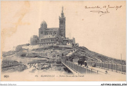 ACFP7-13-0595 - MARSEILLE - Notre Dame De La Garde  - Notre-Dame De La Garde, Funicular Y Virgen