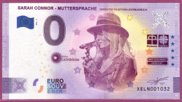 0-Euro XELN 2021-3 SARAH CONNOR - MUTTERSPRACHE - DEDICATED TO AKTION LICHTBLICKE - Essais Privés / Non-officiels