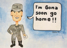 SOLDAT HUMOR Militaria Vintage Ansichtskarte Postkarte CPSM #PBV877.A - Humorísticas