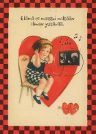 ENFANTS HUMOUR Vintage Carte Postale CPSM #PBV226.A - Humorvolle Karten