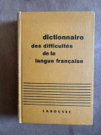 Dictionnaire Des Difficultés De La Langue Française - Autres & Non Classés