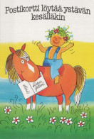 CHILDREN HUMOUR Vintage Postcard CPSM #PBV183.A - Cartes Humoristiques