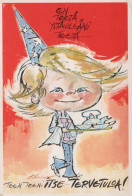 NIÑOS HUMOR Vintage Tarjeta Postal CPSM #PBV139.A - Humorous Cards