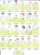 BB12 - COMPLETE CARD SET ROWLAND - CRICKETERS  SERIES 2 - CRICKET - Andere & Zonder Classificatie