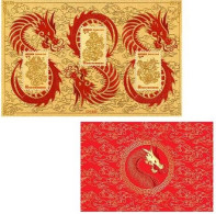 Christmas Island 2024. Christmas Island Lunar New Year Of The Dragon  Gold Minisheet  MNH** - Christmas Island