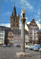 72582090 Trier Hauptmarkt Mit Marktkreuz Und St Gangolph Kirche Trier - Trier