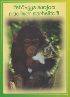 AFFE Tier Vintage Ansichtskarte Postkarte CPSM #PBS004.A - Monkeys