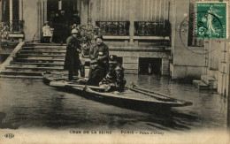 PARIS CRUE DE LA SEINE PALAIS D'ORSAY - Paris Flood, 1910