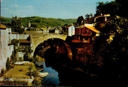 SAINT-JEAN-DU-BRUEL    ( AVEYRON )     LE VIEUX PONT   ( DISCRET PLI EN HAUT , A GAUCHE ) - Autres & Non Classés