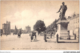 ACVP3-17-0249 - LA ROCHELLE - Statue De L'amiral Duperré Et Cours Des Dames - La Rochelle