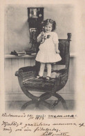 NIÑOS Retrato Vintage Tarjeta Postal CPSMPF #PKG870.A - Portretten