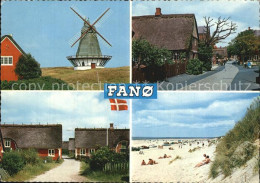72581984 Fano Nordby Windmuehle Dorfmotive Strand Fano Nordby - Denemarken