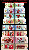 UEFA European Football Championship 2024 Qualified Country Hungary 8 Pieces Germany Fantasy Paper Money - [15] Commemorativi & Emissioni Speciali Collezionisti
